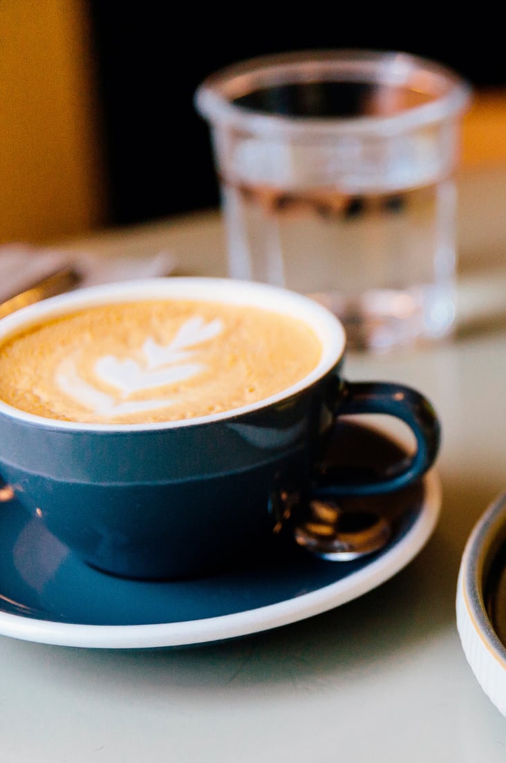 Fancy breakfast on a hotel table