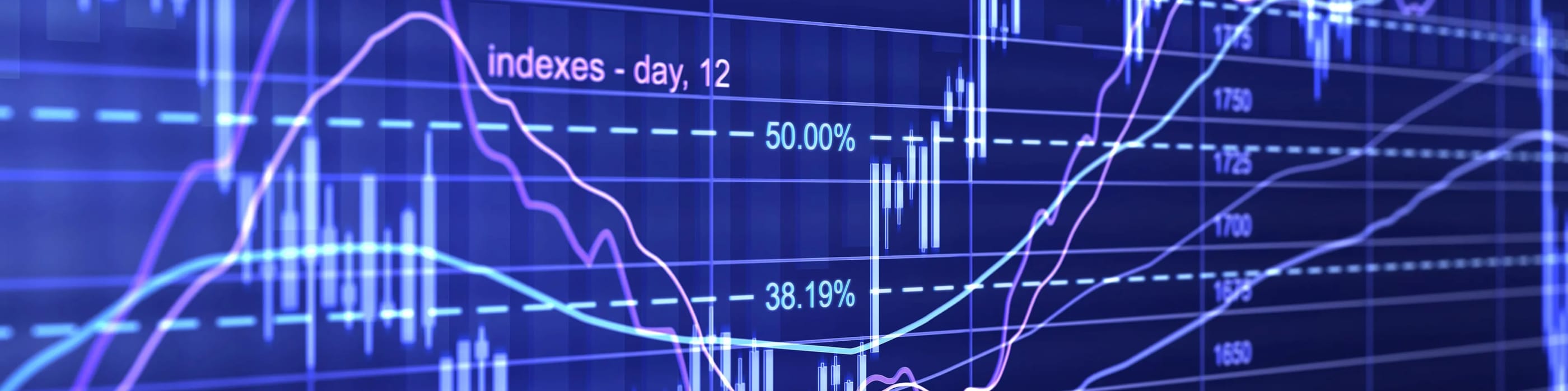 Stock market chart