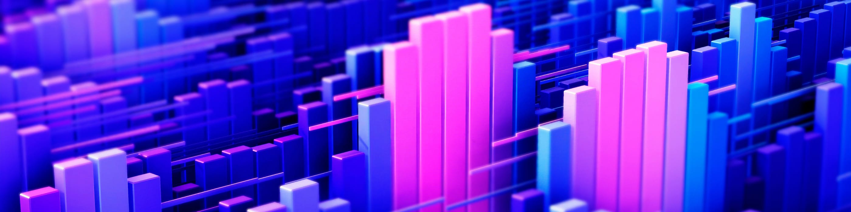 Purple columns on an abstract background