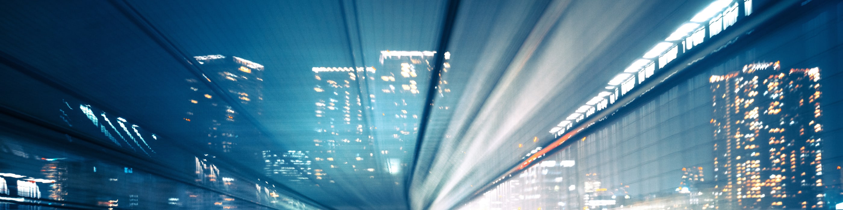 Abstract blurred photo of the city street