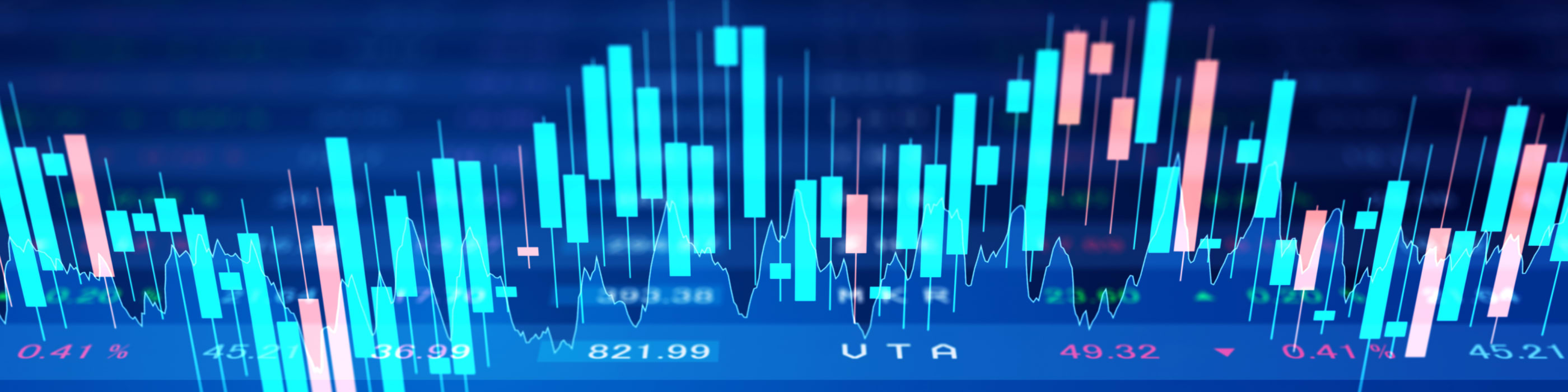 Red and blue bar chart