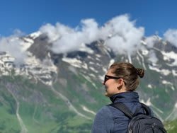 Anna hiking