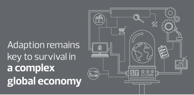 Adaptation remains the key to survival in a complex global economy 