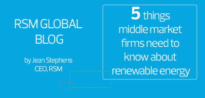 5 things middle market companies need to know about renewable energy