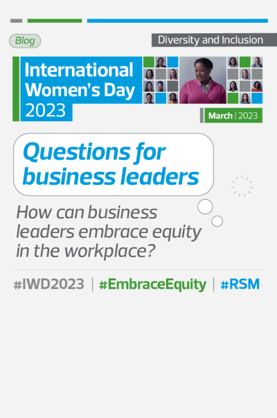 How can business leaders embrace equity in the workplace?