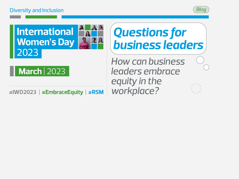 How can business leaders embrace equity in the workplace?