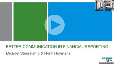 Better communication in financial reporting 