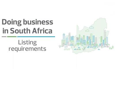 Doing business in South Africa: Listing requirements