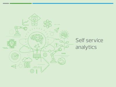 Self service analytics in an audit 
