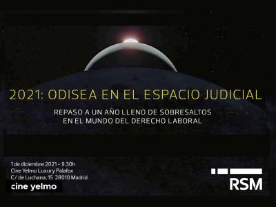 Solicita tu entrada | “2021: Odisea en el espacio judicial”