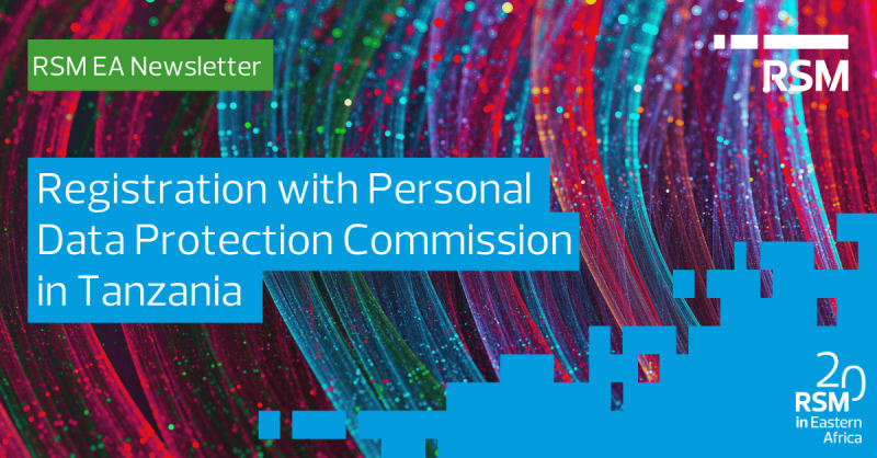 RSMEA Newsletter - Registration with Personal Data Protection Commission in Tanzania  