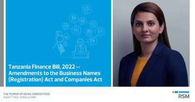 THE FINANCE BILL, 2022 – Amendments to the Business Names (Registration) Act and Companies Act