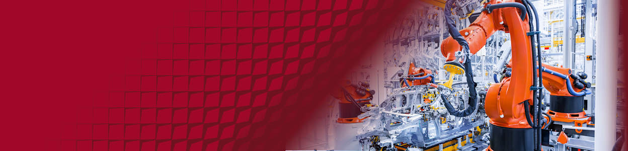 automotive manufacturing robotic arm