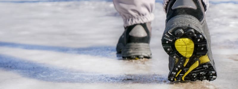 Les chaussures de sécurité en hiver