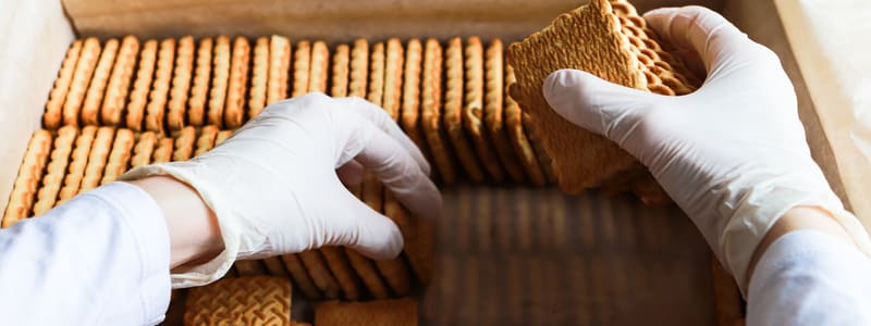 Les gants pour le contact alimentaire