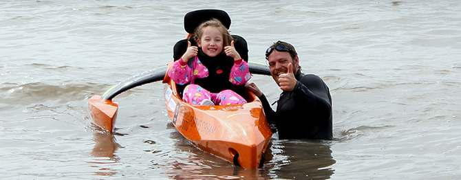 Imogen consigue hacer un triathlon