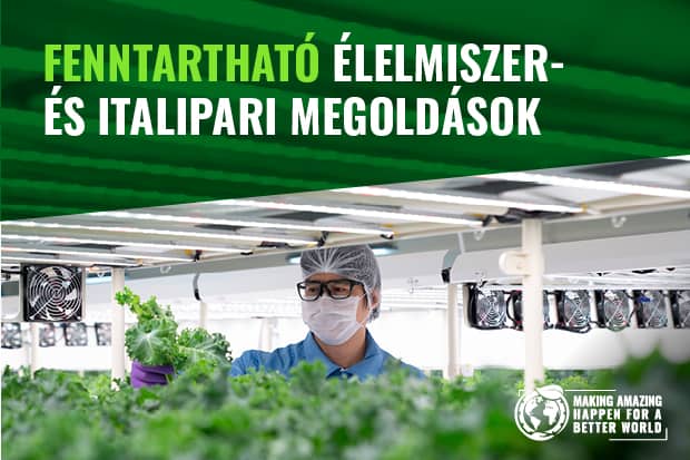 Better World termékek az élelmiszer- és italipar számára.