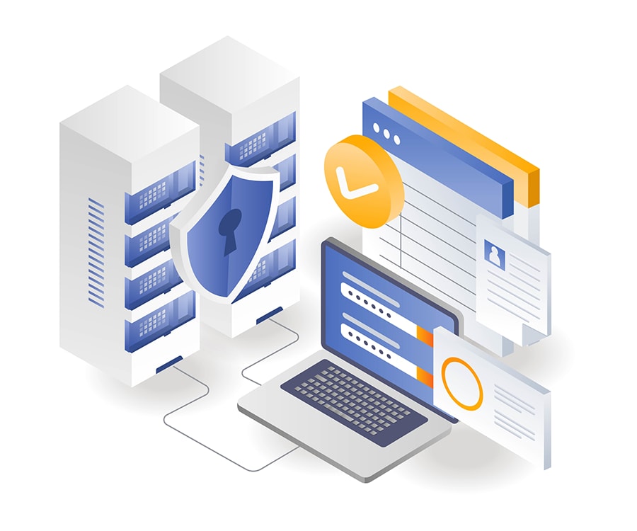 Data centre security graphic