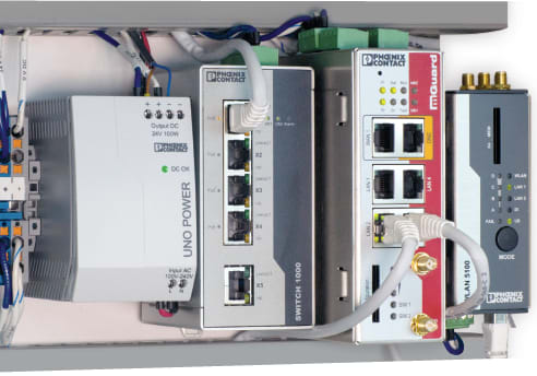Phoenix Contact DIN Rail connectivity devices (source Phoenix Contact)