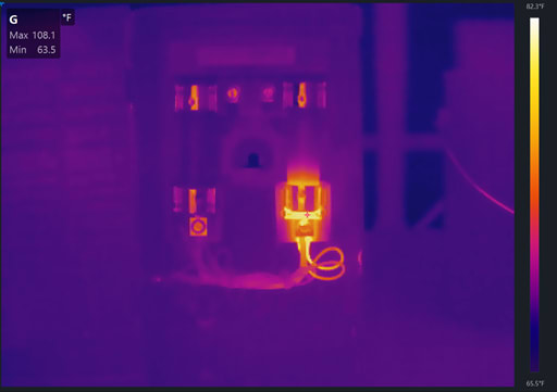 Thermal cameras can act fast to detect overheating electrical connections