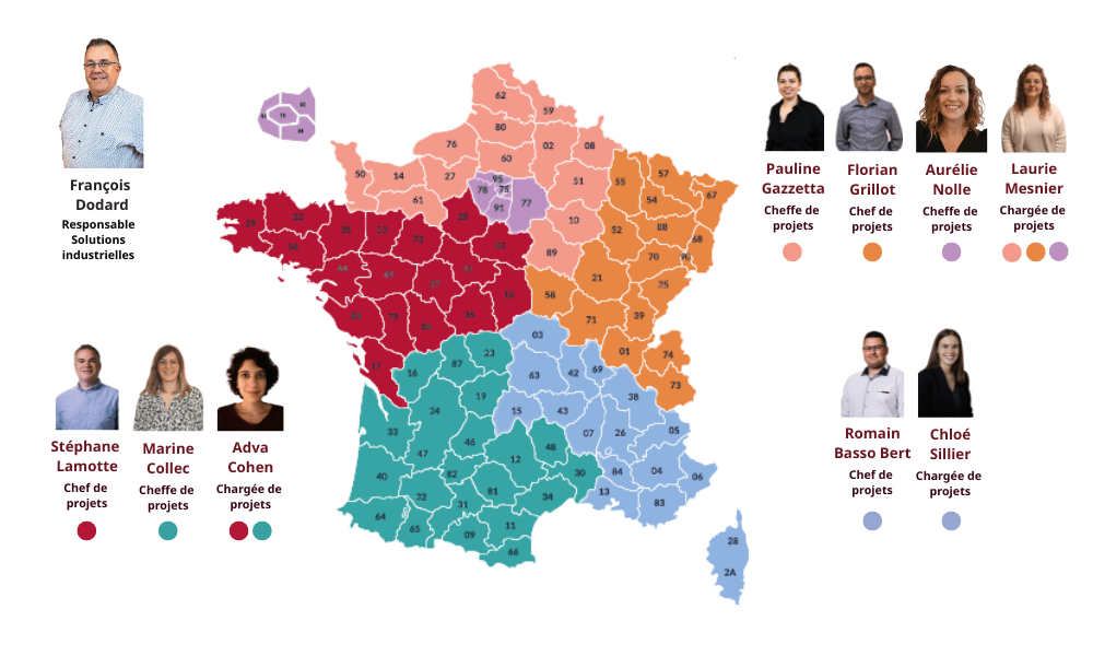 Bannière représentant les experts des solutions industrielles