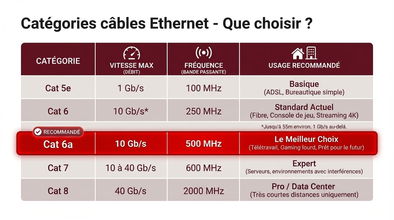 guide câble ethernet