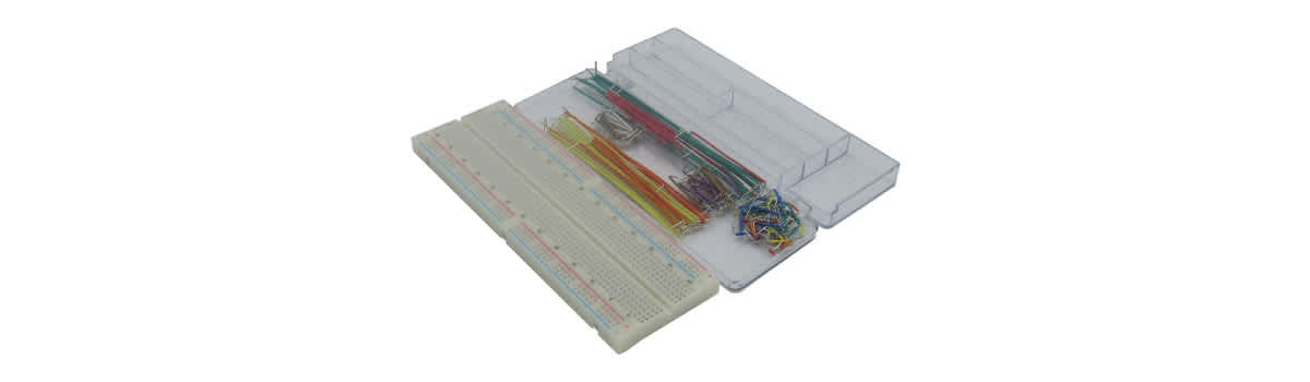Illustrazione di una breadboard