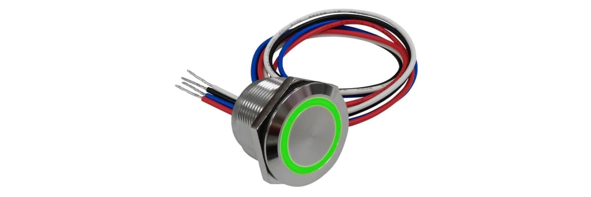 Un esempio di interruttore tattile capacitivo illuminato