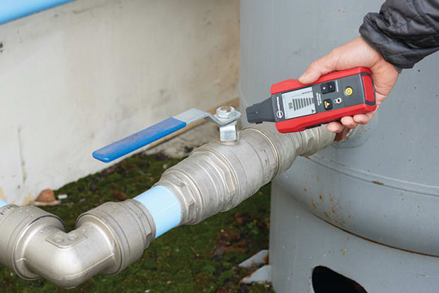 Ultrasonic leak detection