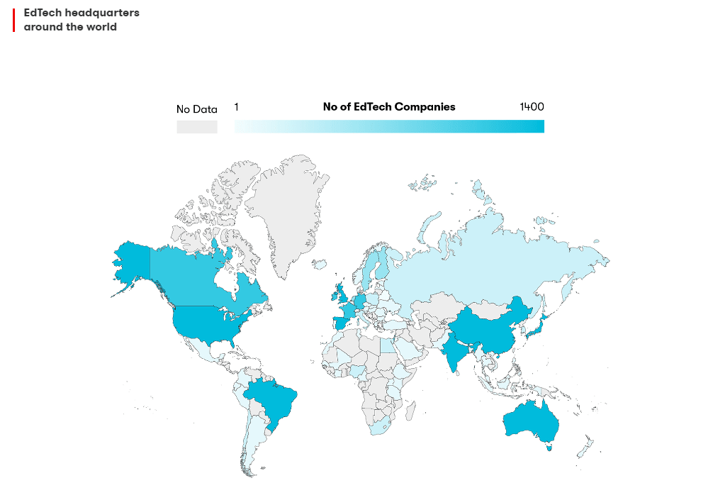 EdTech headquarters around the world