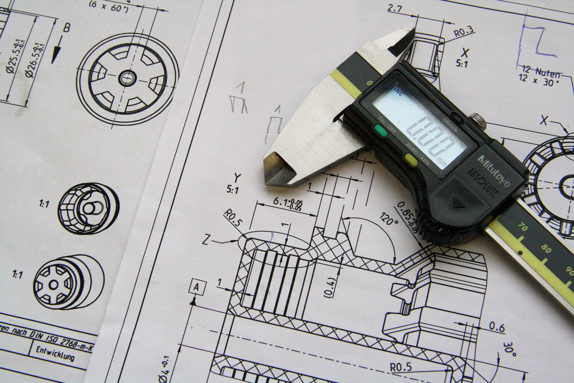 disegno-tecnico-calibro-a-corsoio