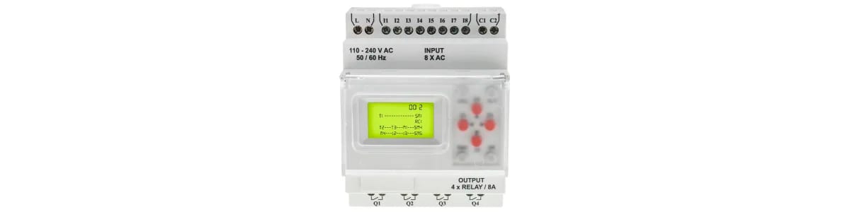 Modulo logico RS PRO, ingressi: 8, uscite: 4