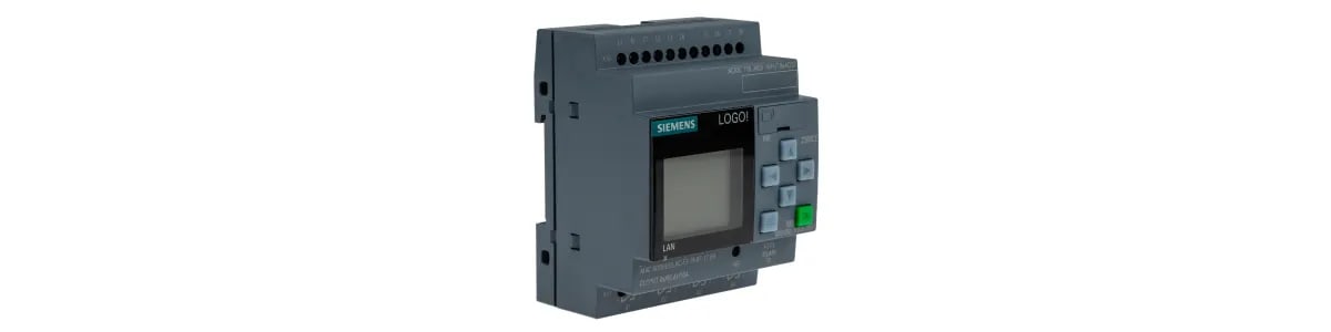 CPU PLC Siemens LOGO!, ingressi: 8, uscite: 4