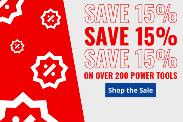 Power Tools Save 15%