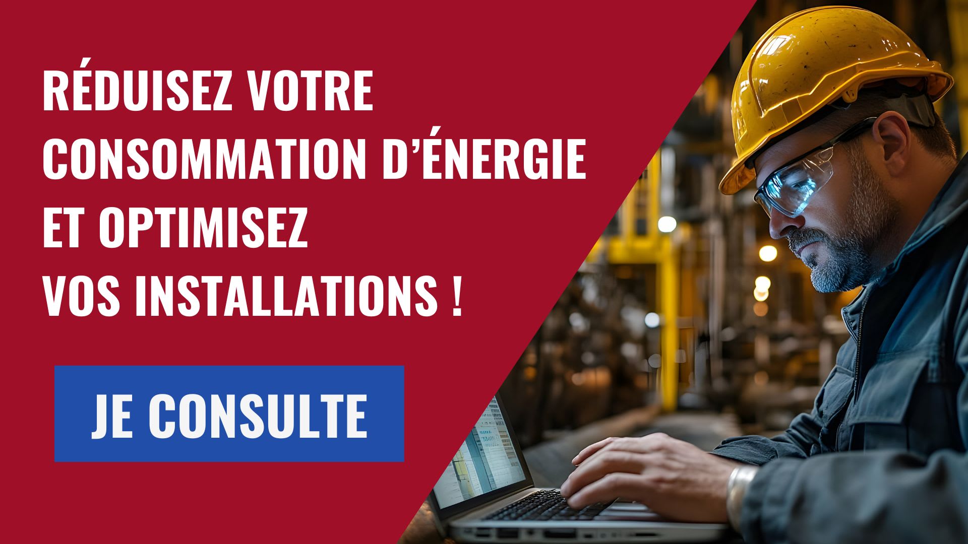 Efficacité énergétique par la réduction de la consommation d'énergie dans la maintenance industrielle.