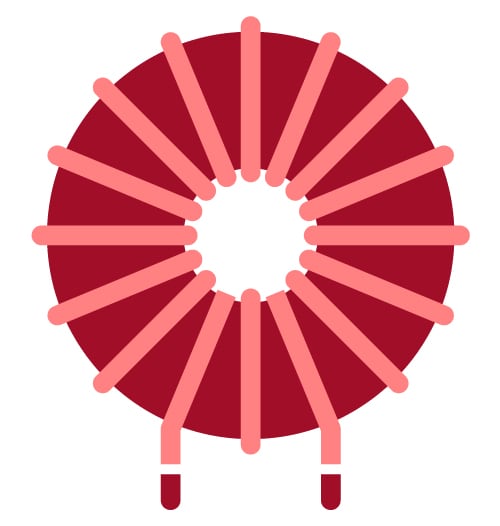 Inductor icon image