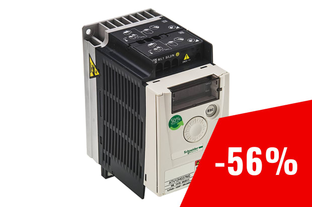 Inverter Schneider Electric, 0,37 kW, 230 V c.a., 1 fase, 400Hz