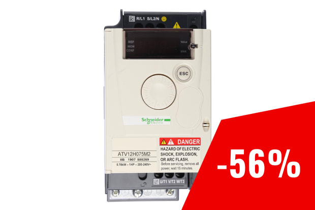 Inverter Schneider Electric, 0,75 W, 230 V c.a., 1 fase, 400Hz