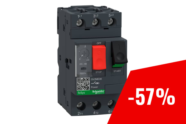 Interruttore automatico del motore Schneider Electric, 690 V, 2,5 a 4 A TeSys