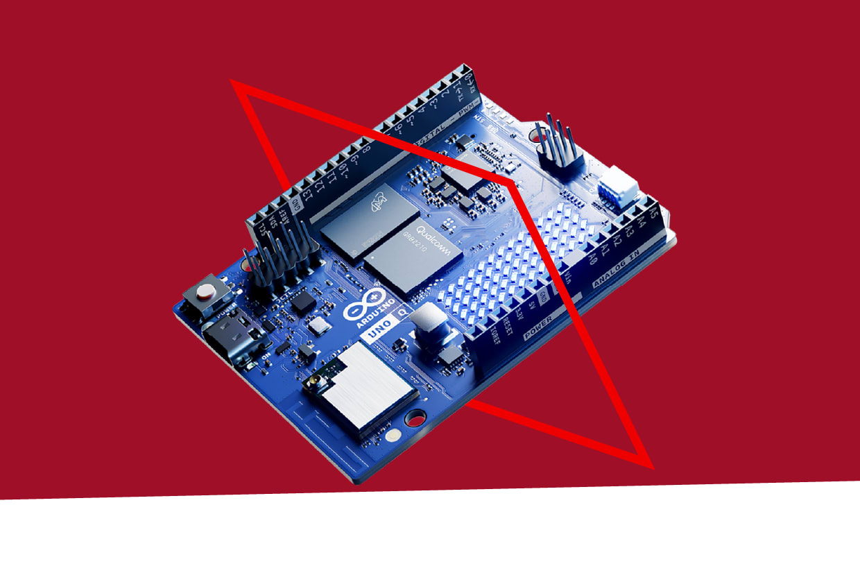 Arduino Product Q board designed for intelligent prototyping and Linux-based development.