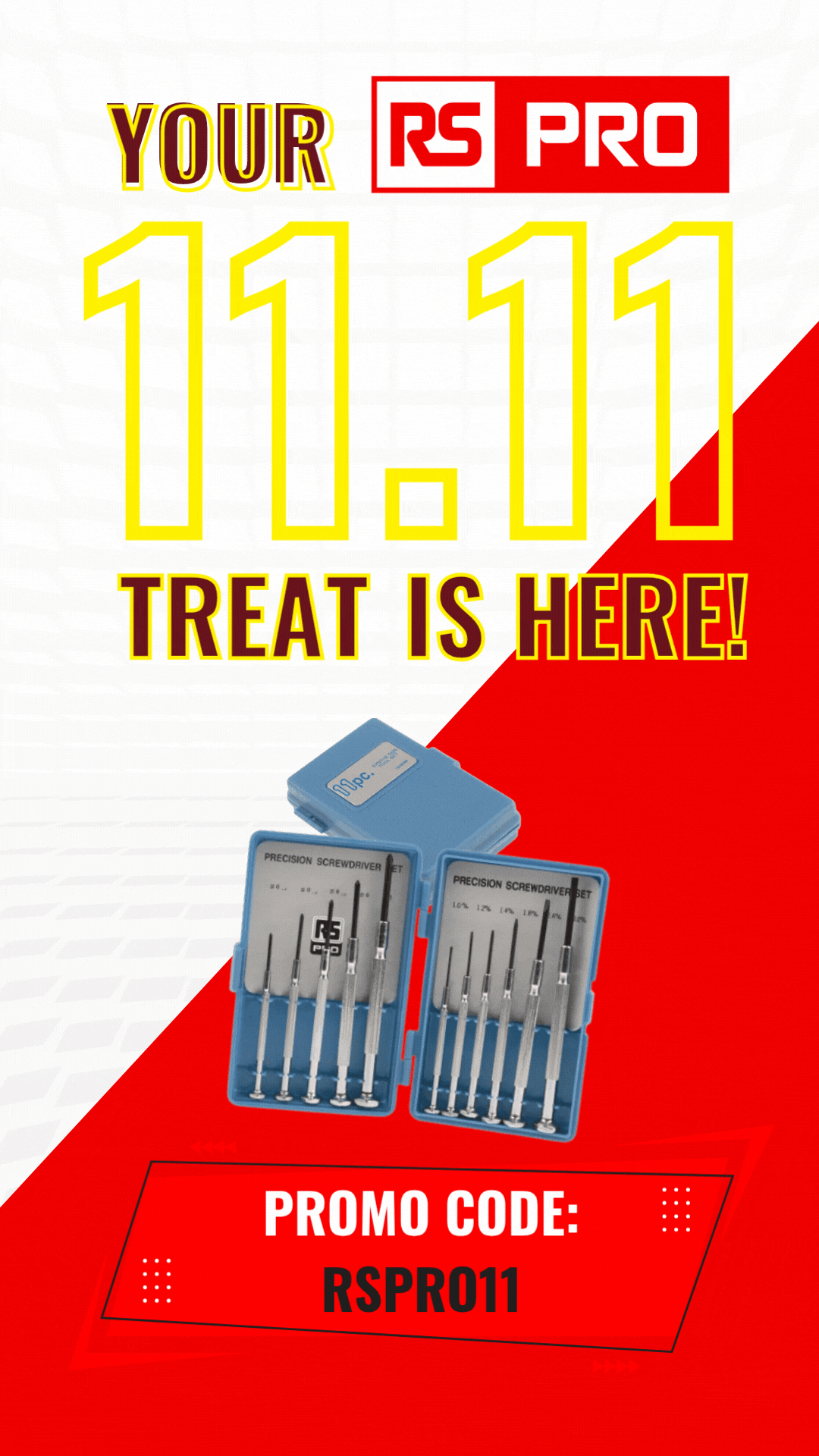 Your RS PRO 11.11 Treat is Here