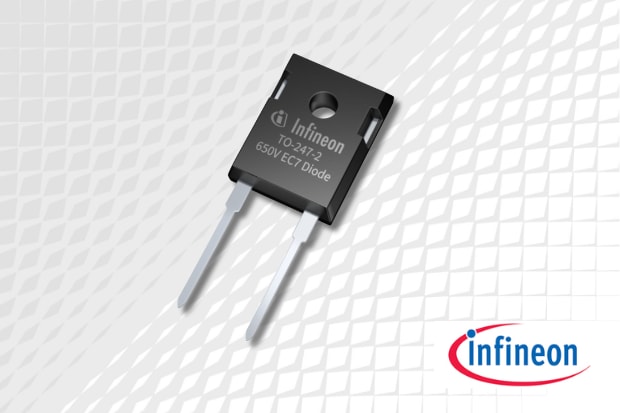 Infineon 6650V 30A, Silicon Junction Rectifier & Schottky Diode, 2-Pin TO-247-2 IDWD30E65E7XKSA1