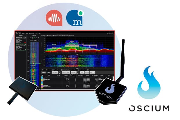 Mobiler Spektrumanalysator mit Bericherstattung