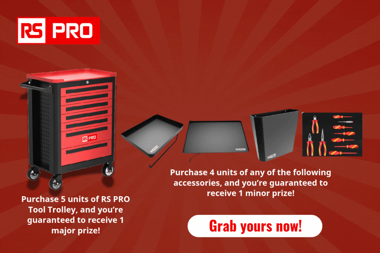 RS PRO Tool Trolley - Buy & Win Promo