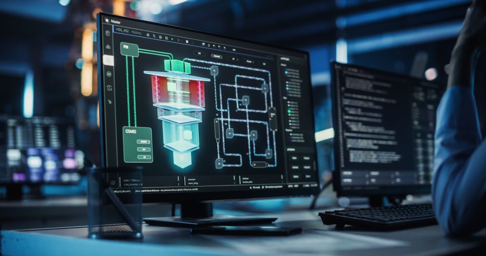 ตัวอย่างการใช้คอมพิวเตอร์และอุปกรณ์ต่อพ่วงในงานอุตสาหกรรม
