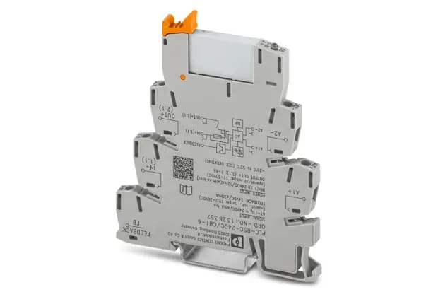 Relay with integrated circuit breaker