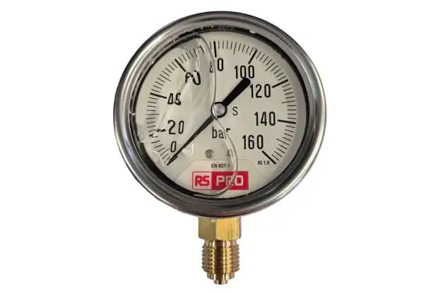 RS PRO Analogue Pressure Gauges