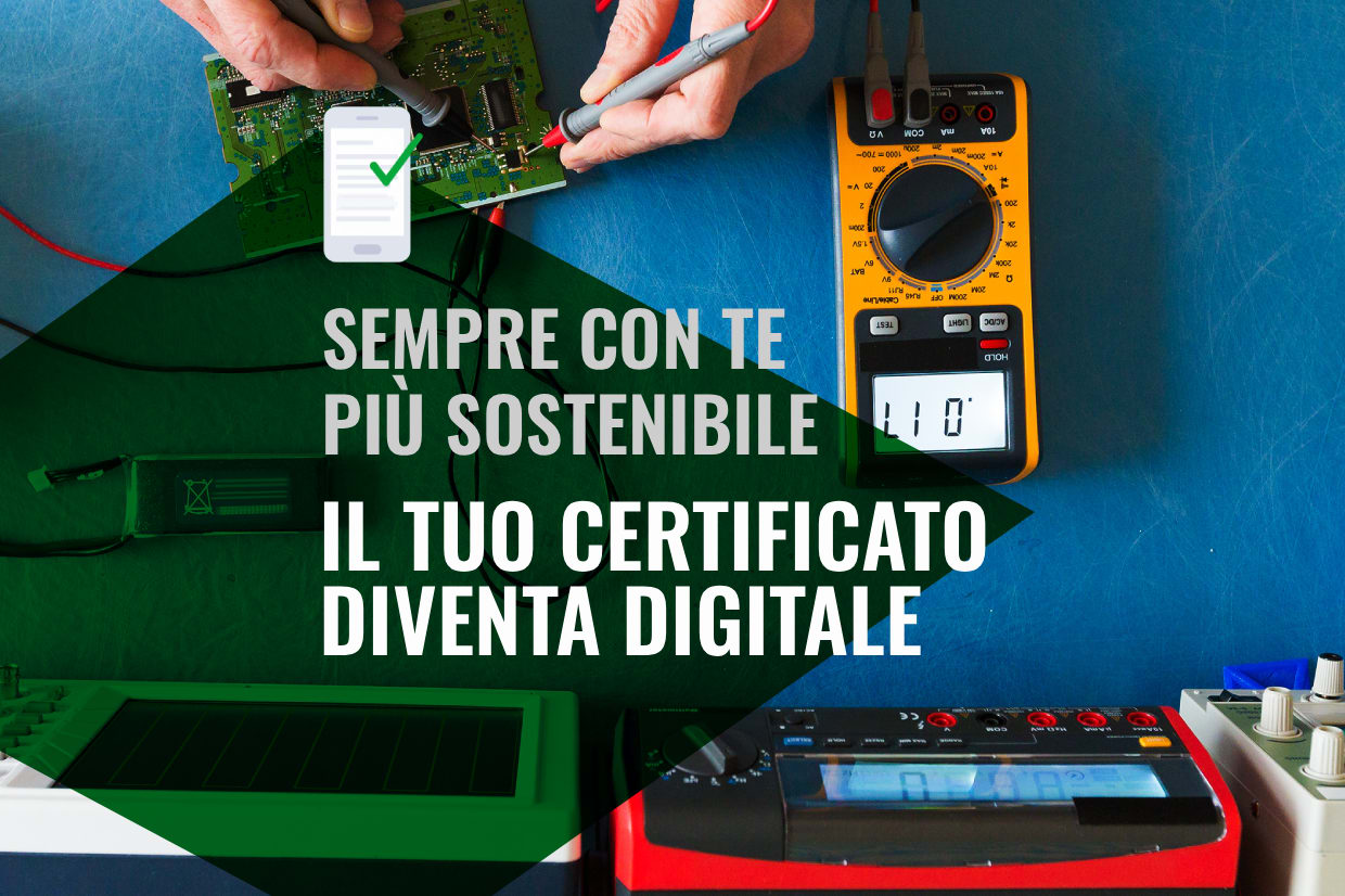 Il certificato di taratura diventa digitale