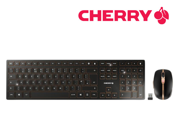 Cherry keyboard and mice image