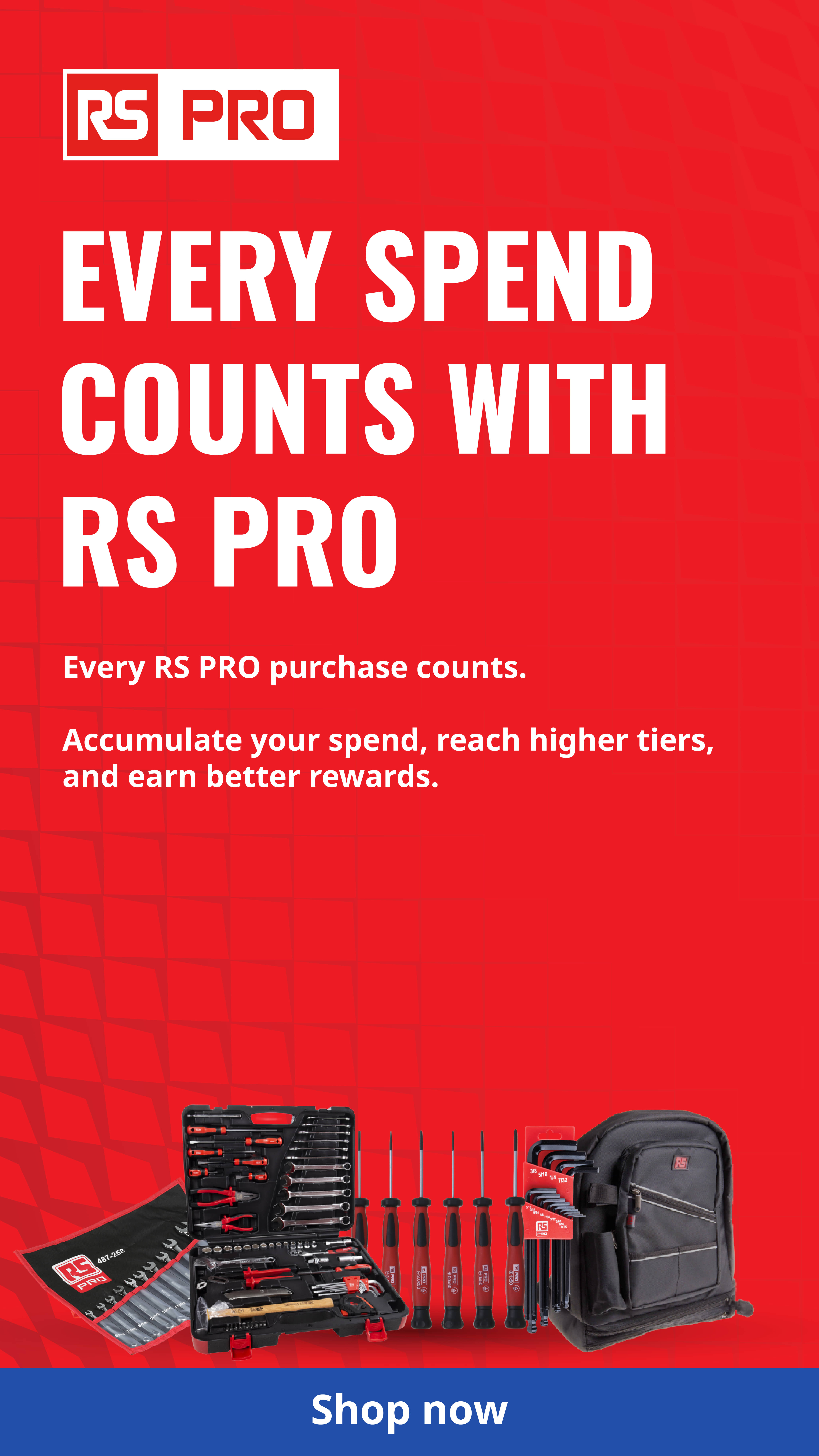 Every Spend Counts with RS PRO